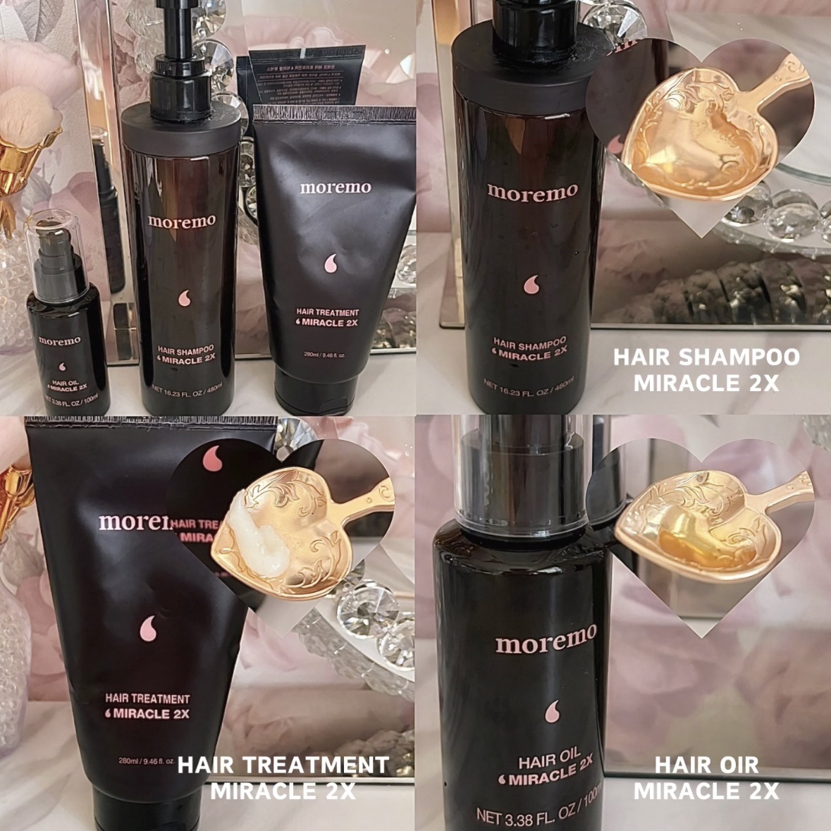 ヘアオイルミラクル2X/moremo/ヘアオイルを使ったクチコミ（3枚目）