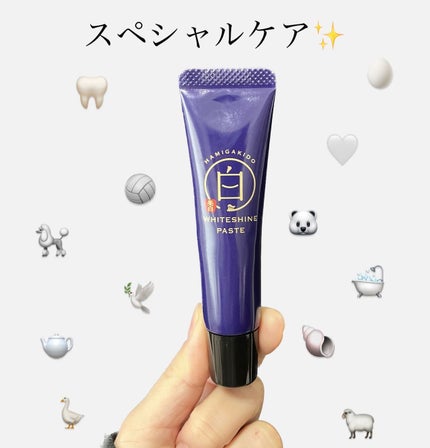 ホワイトシャイン ペースト/歯磨き堂/歯磨き粉を使ったクチコミ(1枚目)