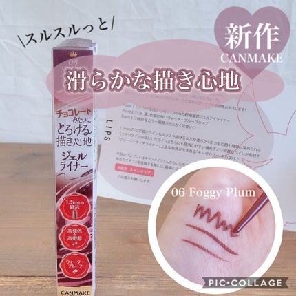 クリーミータッチライナー/キャンメイク/ジェルアイライナーを使ったクチコミ(1枚目)