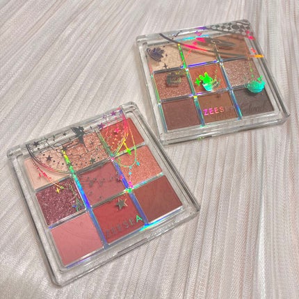 クォーツ 9色アイシャドウパレット(ドリームランドアイシャドウ)/ZEESEA/アイシャドウパレットを使ったクチコミ(8枚目)