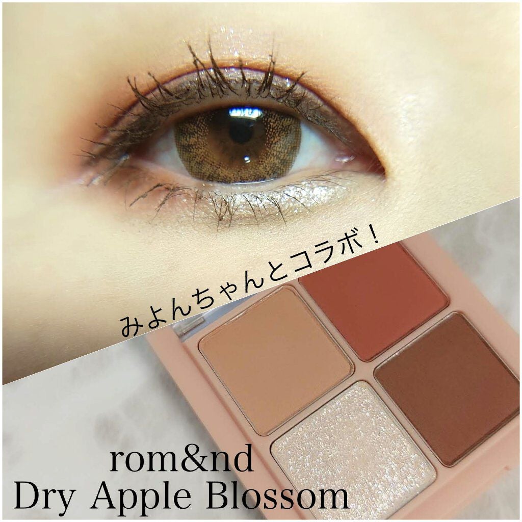 ベターザンアイズ/rom&nd/アイシャドウパレットを使ったクチコミ(1枚目)