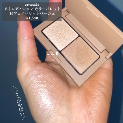 エテュセ アイエディション(カラーパレット)/ettusais/アイシャドウパレットを使ったクチコミ(2枚目)