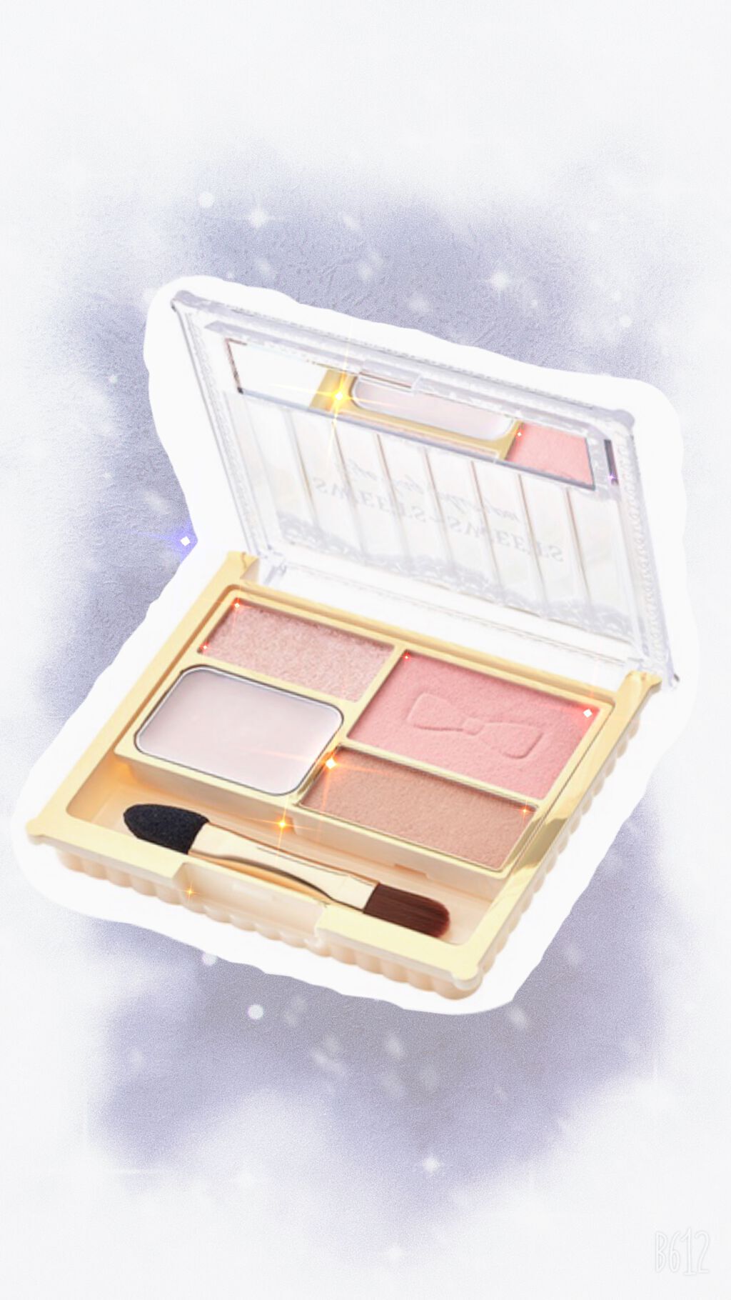 アイバッグプランパー 02 ピーチピンク/スウィーツ スウィーツ/アイシャドウパレットを使ったクチコミ（2枚目）