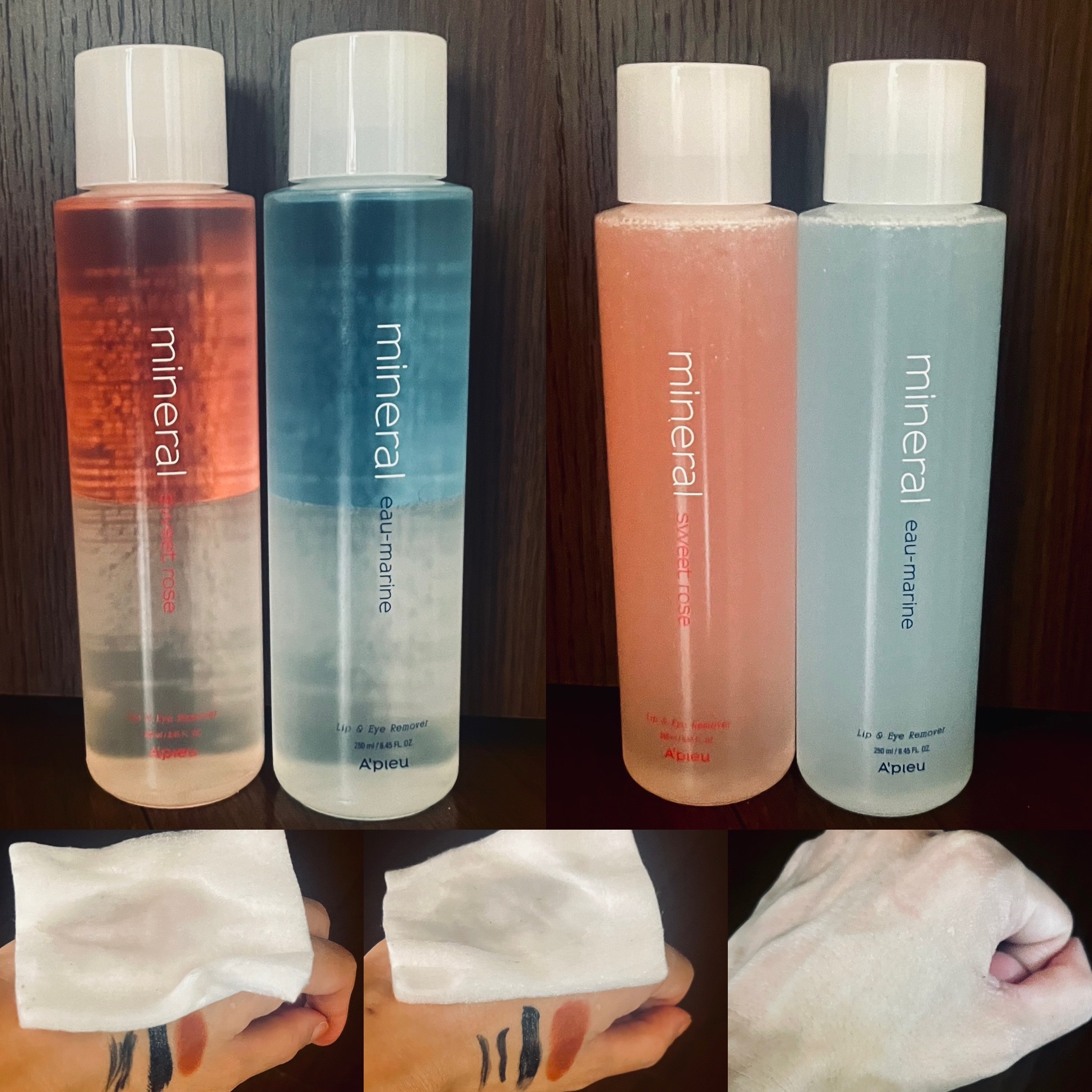 ミネラル リッフ&アイ メイクアッフリムーハー/A’pieu/ポイントメイクリムーバーを使ったクチコミ（1枚目）