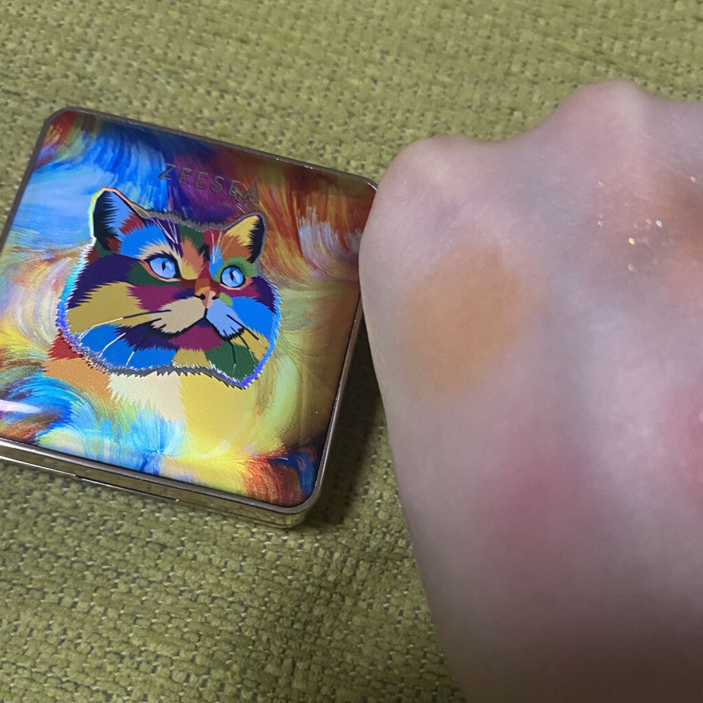 アニマルアイシャドウ(4シェード)/ZEESEA/アイシャドウパレットを使ったクチコミ（3枚目）