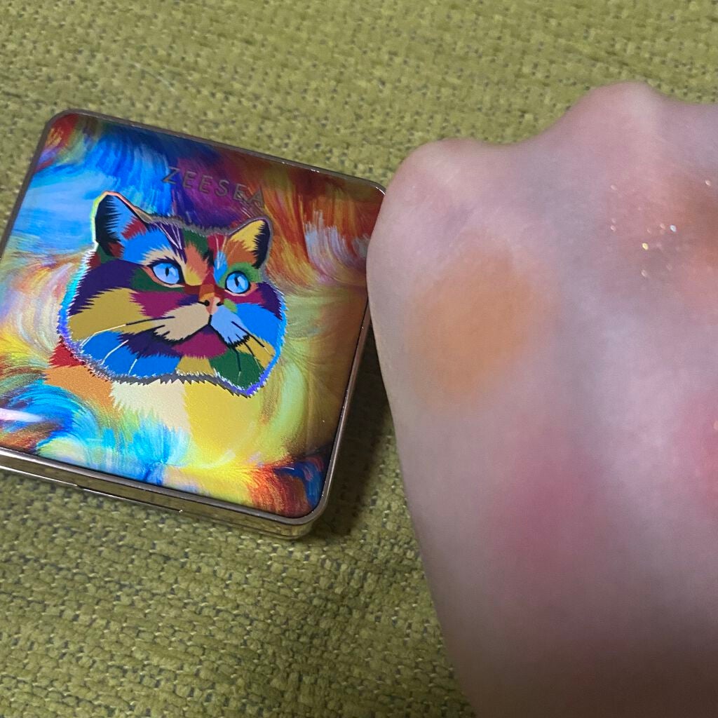 アニマルアイシャドウ(4シェード)/ZEESEA/アイシャドウパレットを使ったクチコミ(3枚目)