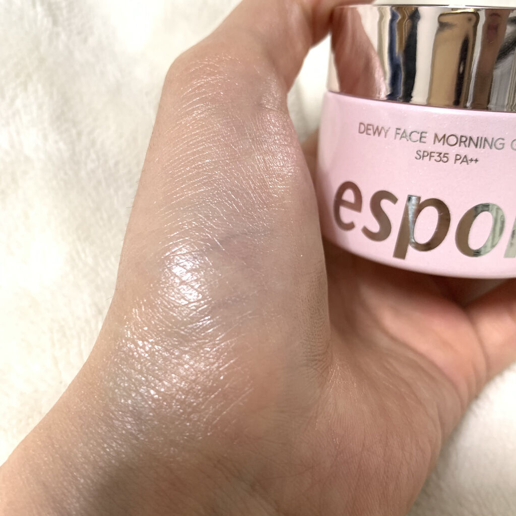 デューイフェイスモーニンググロウAD SPF35 PA++/espoir/化粧下地を使ったクチコミ（3枚目）