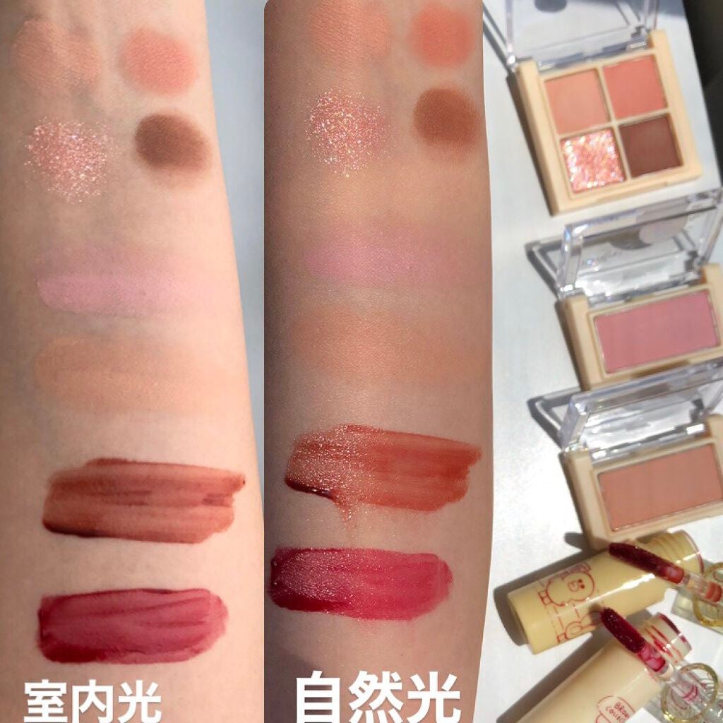 ジューシーラスティングティント/rom&nd/リップティントを使ったクチコミ(4枚目)