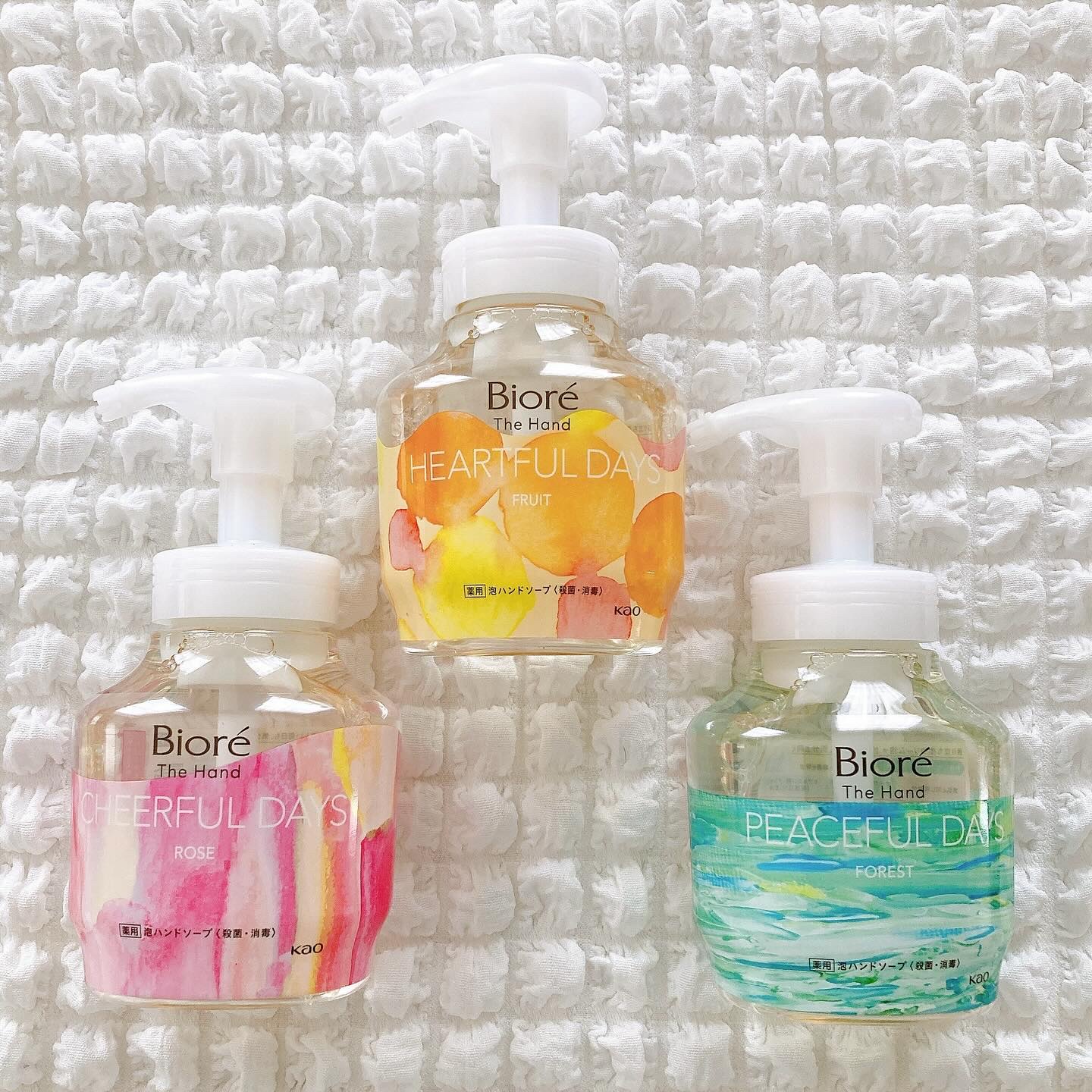 ビオレ ザ ハンド 泡ハンドソープ ふっとほどける陽だまりの果実の香り/ビオレ/ハンドソープを使ったクチコミ（3枚目）