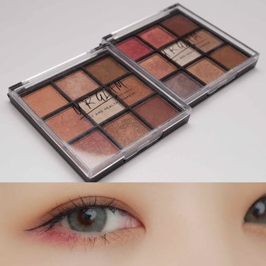 UR GLAM　BLOOMING EYE COLOR PALETTE/U R GLAM/パウダーアイシャドウを使ったクチコミ（1枚目）