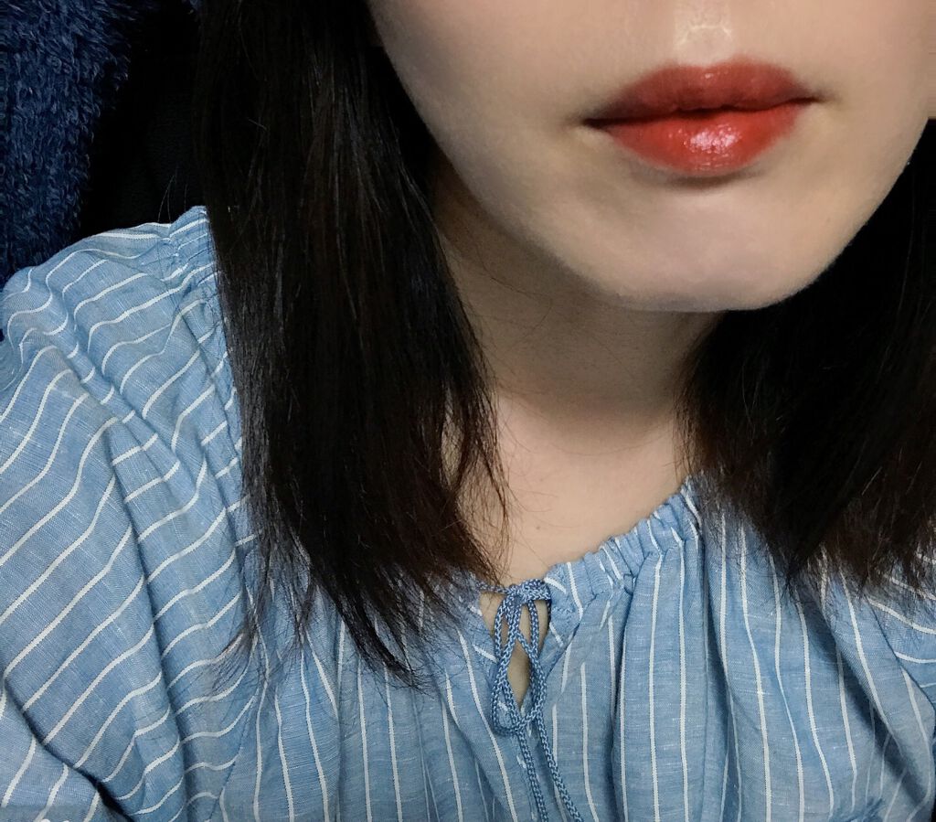 ラスティンググロスリップ/CEZANNE/口紅を使ったクチコミ(2枚目)