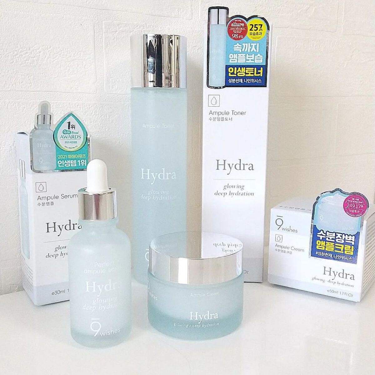 ハイドラアンプルトナー/9Wishes/化粧水を使ったクチコミ（1枚目）
