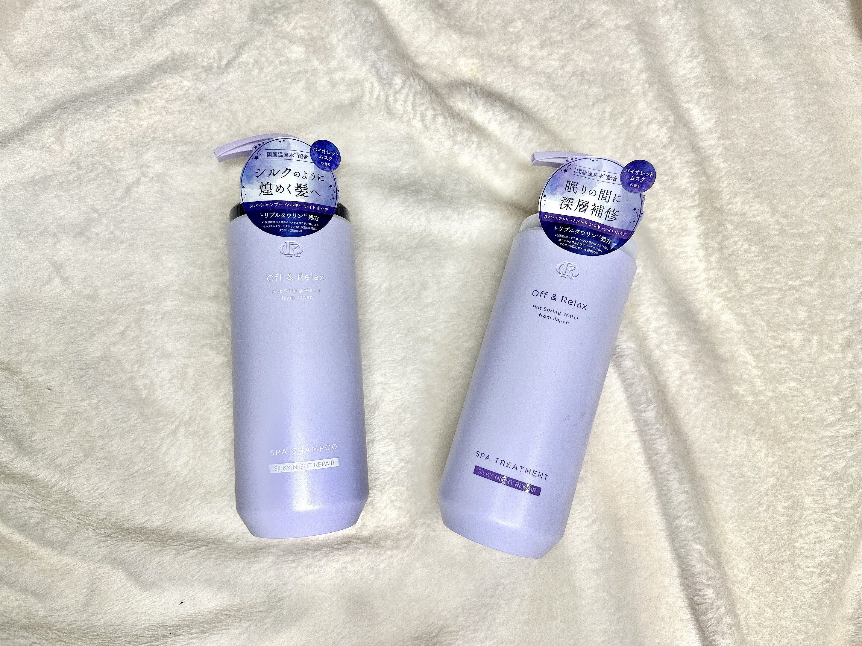ＯＲ スパ・シャンプー／ヘアトリートメント シルキーナイトリペア/Off&Relax/市販シャンプーを使ったクチコミ（1枚目）