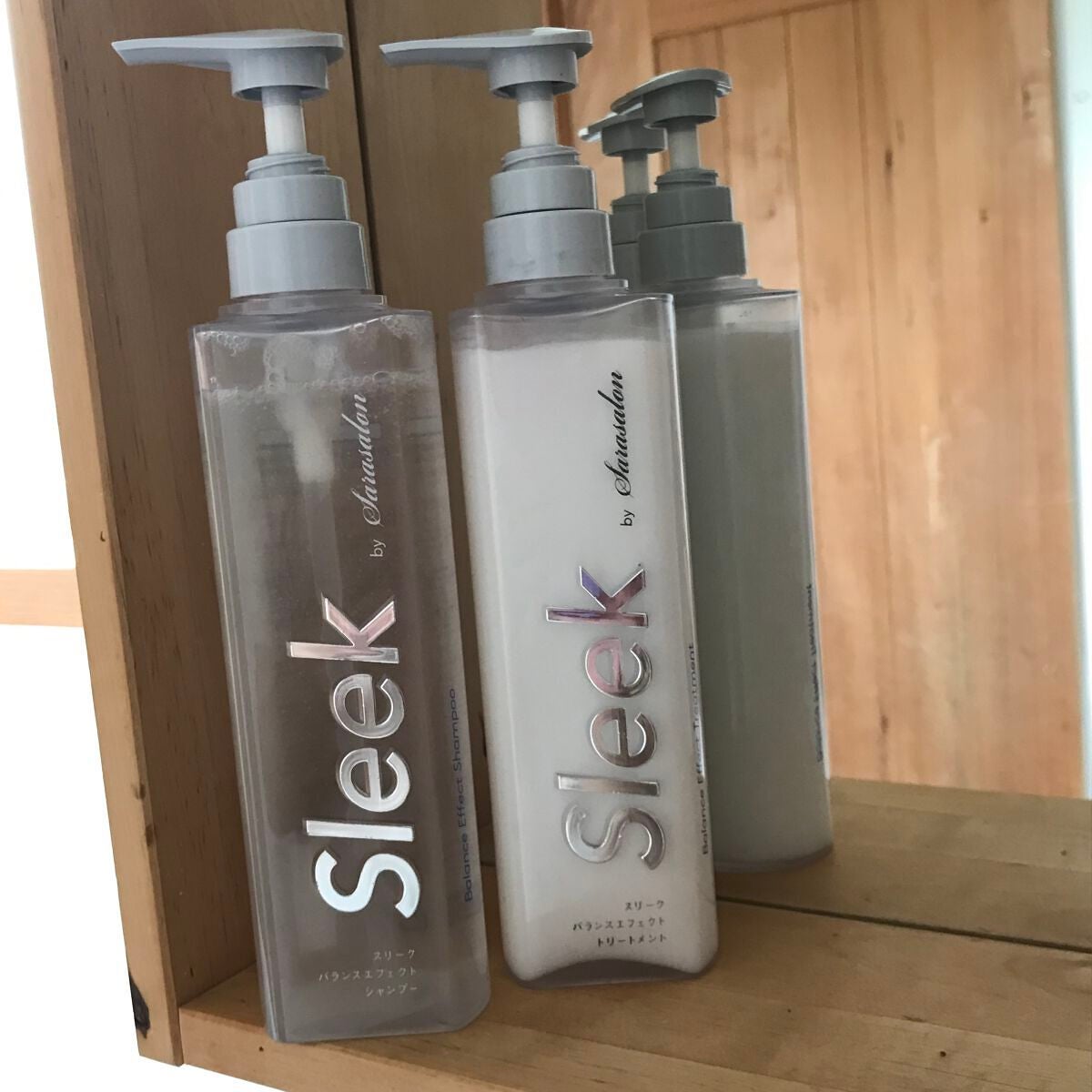 バランスエフェクトシャンプー/トリートメント/スリーク by サラサロン/市販シャンプーを使ったクチコミ(3枚目)