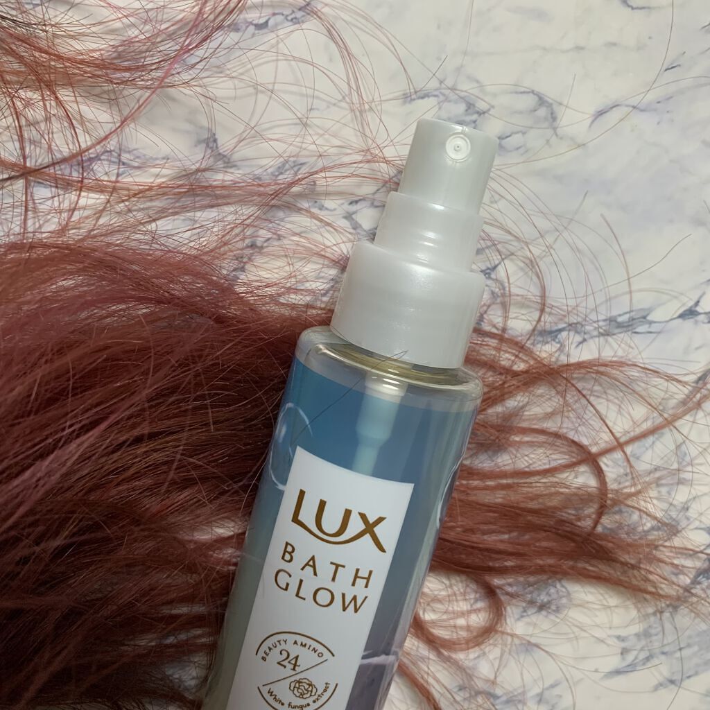 バスグロウ モイスチャー&シャイン ウォーターミスト/LUX/アウトバストリートメントを使ったクチコミ（1枚目）