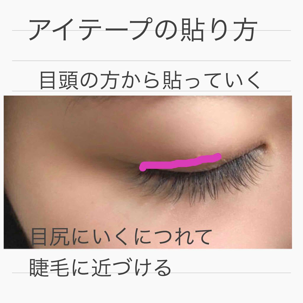 ナチュラルアイテープ/Automatic Beauty/二重まぶた用アイテムを使ったクチコミ(4枚目)