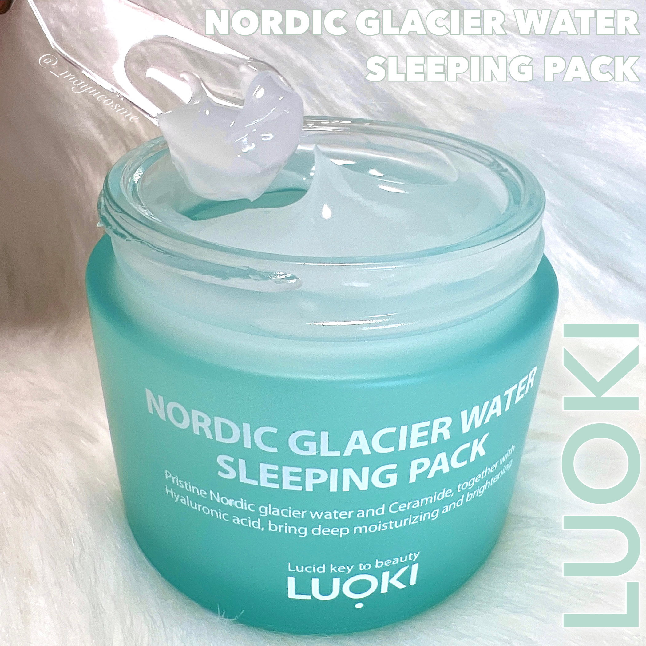 ノルディック氷河水スリーピングパック/LUOKI/フェイスクリームを使ったクチコミ（1枚目）