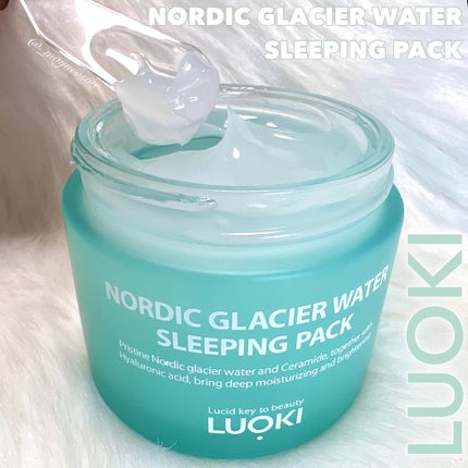 ノルディック氷河水スリーピングパック/LUOKI/フェイスクリームを使ったクチコミ(1枚目)