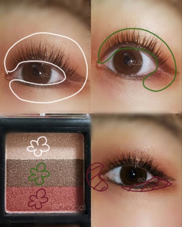 UR GLAM　GRADATION EYESHADOW/U R GLAM/アイシャドウパレットを使ったクチコミ（3枚目）