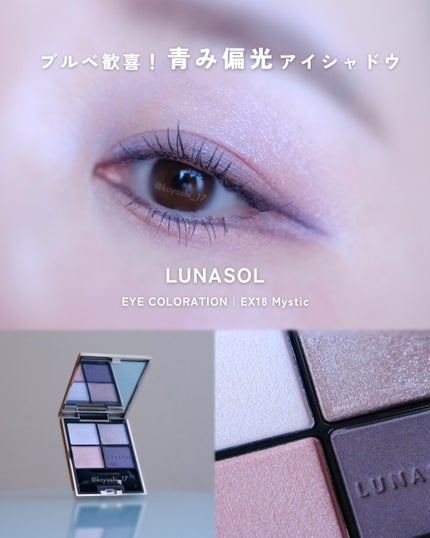 アイカラーレーション/LUNASOL/アイシャドウパレットを使ったクチコミ(1枚目)