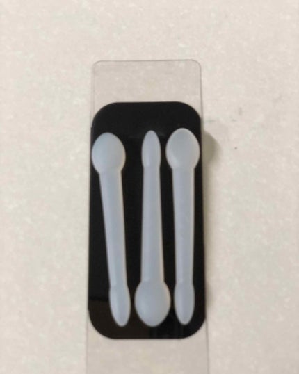 メイクアップブラシ シリコンミニチップ(ダブル)/コージー/メイクブラシを使ったクチコミ(3枚目)