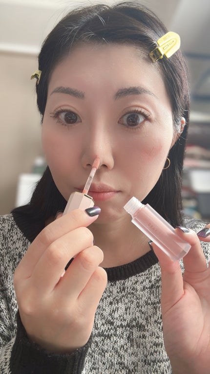 ペタルドロップリキッドブラッシャー/DEAR DAHLIA/リキッドチークを使ったクチコミ(5枚目)