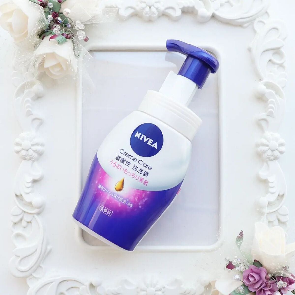 ニベア クリアビューティー弱酸性泡洗顔 もっちり美肌/ニベア/泡洗顔を使ったクチコミ(1枚目)