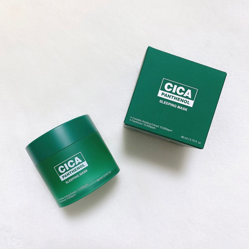 シカパンテノールスリーピングマスク/SNP/フェイスクリームを使ったクチコミ(7枚目)