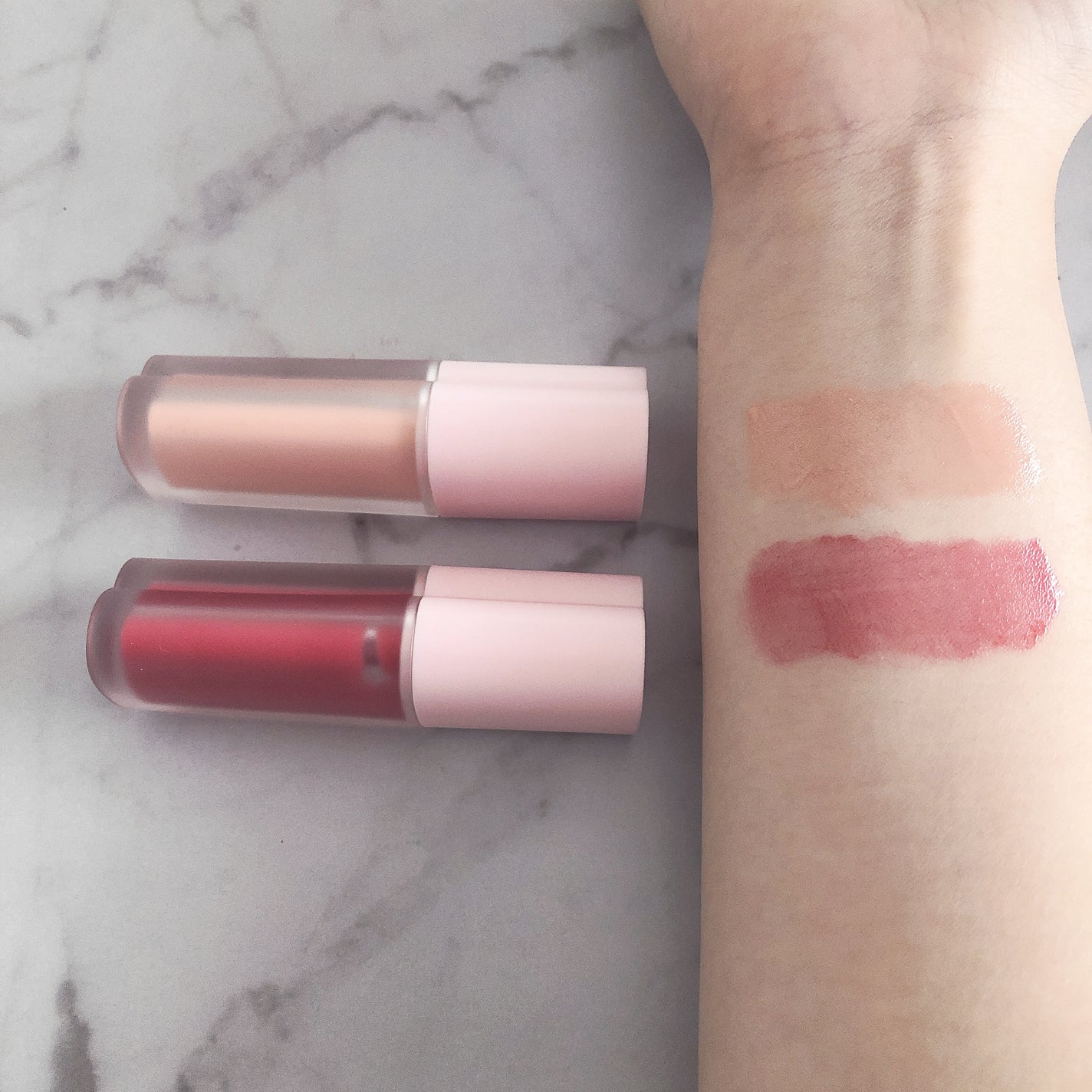 ミルクハートティントリップアンドチーク/Merrymonde/リップティントを使ったクチコミ(3枚目)