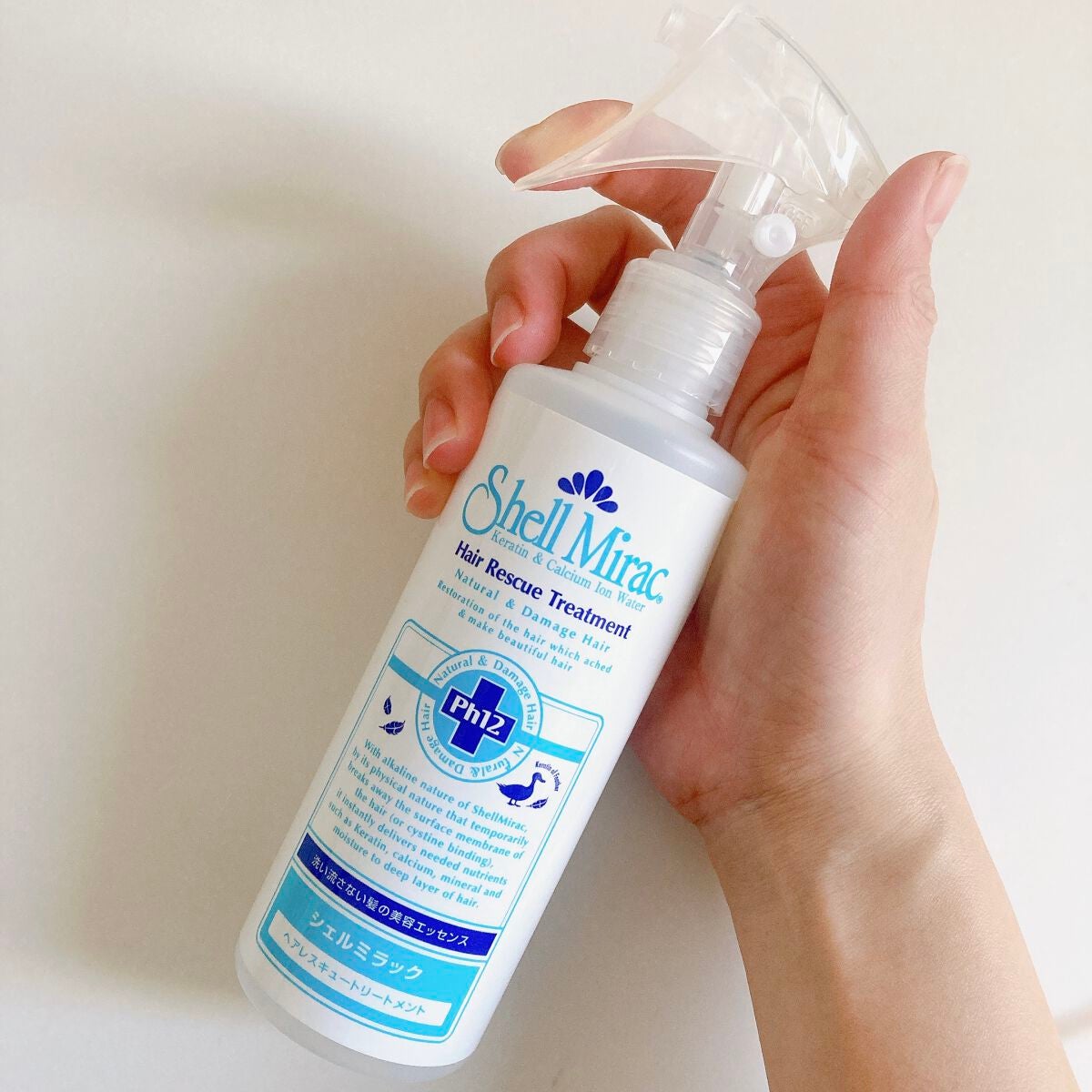ヘアレスキュートリートメントローション/シェルミラック/アウトバストリートメントを使ったクチコミ(1枚目)