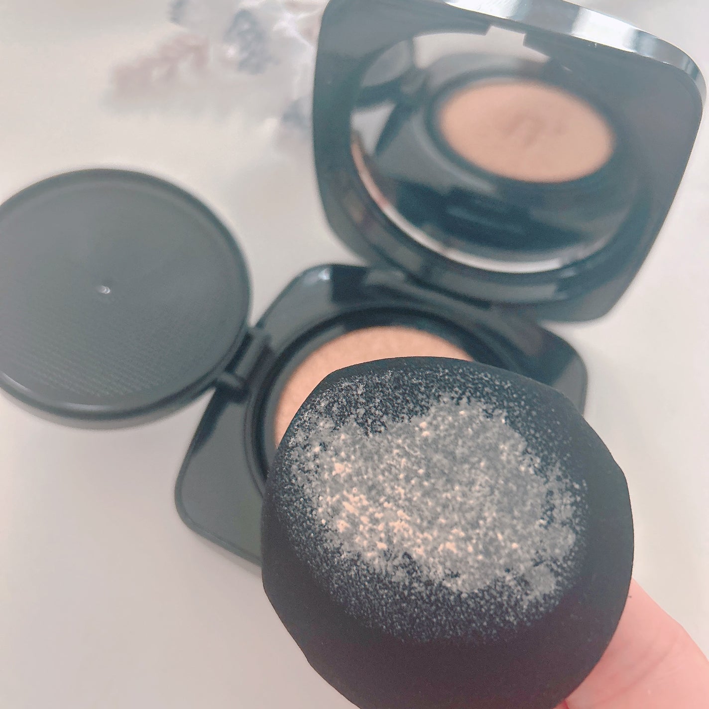 レイヤリングフィット グロークッションEX/TFIT/クッションファンデーションを使ったクチコミ(5枚目)