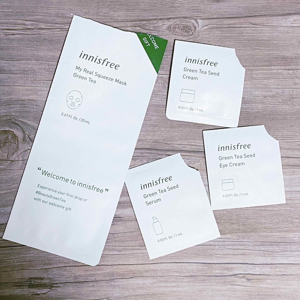 グリーンティーシード クリーム/innisfree/フェイスクリームを使ったクチコミ(1枚目)