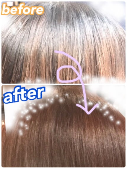 カラーリングミルク【旧】/パルティ/ヘアカラーを使ったクチコミ(6枚目)