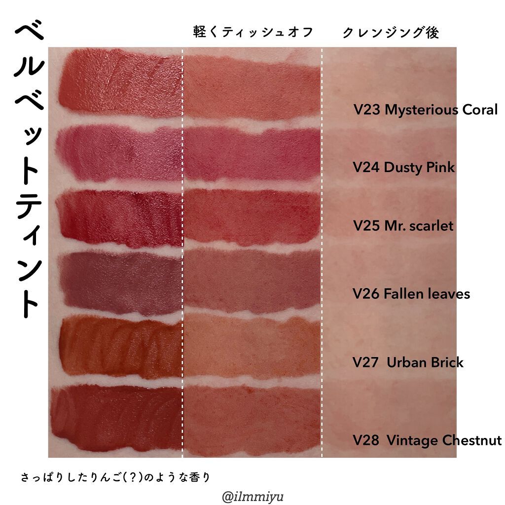 ノワール イン ザ ベルベットティント/MERZY/リップティントを使ったクチコミ(7枚目)