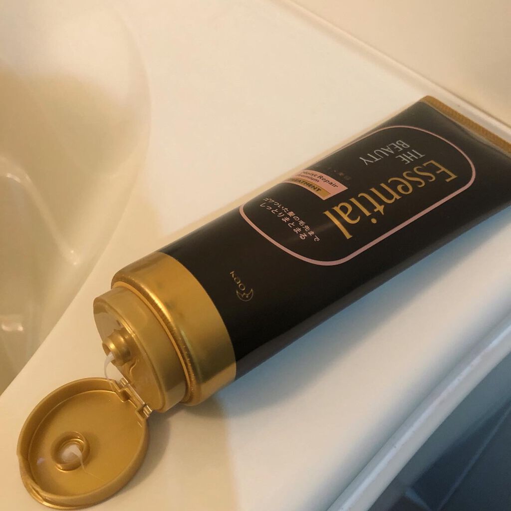 THE BEAUTY 髪のキメ美容プレミアムトリートメント<モイストリペアプレミアム>/エッセンシャル/洗い流すヘアトリートメントを使ったクチコミ(2枚目)