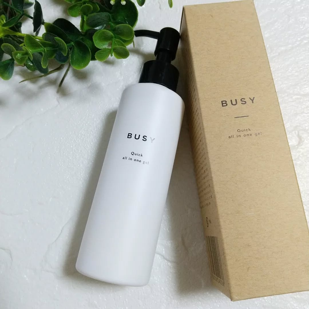 ビジー クイック オールインワンジェル/BUSY/オールインワン化粧品を使ったクチコミ（2枚目）
