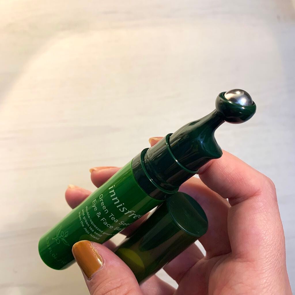 グリーンティーシード アイ&フェイスボール/innisfree/美容液を使ったクチコミ(2枚目)