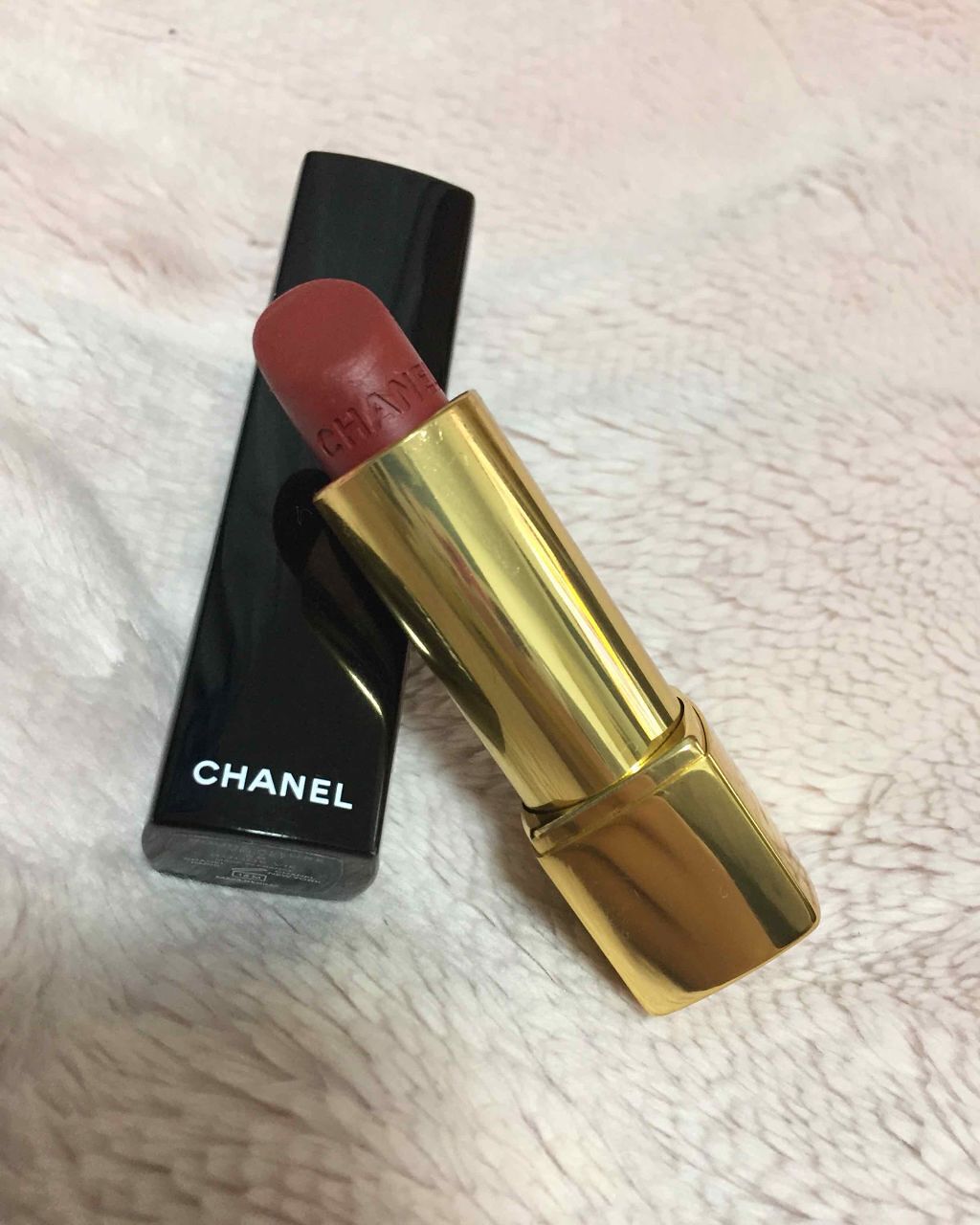 ルージュ アリュール ヴェルヴェット/CHANEL/口紅を使ったクチコミ(1枚目)