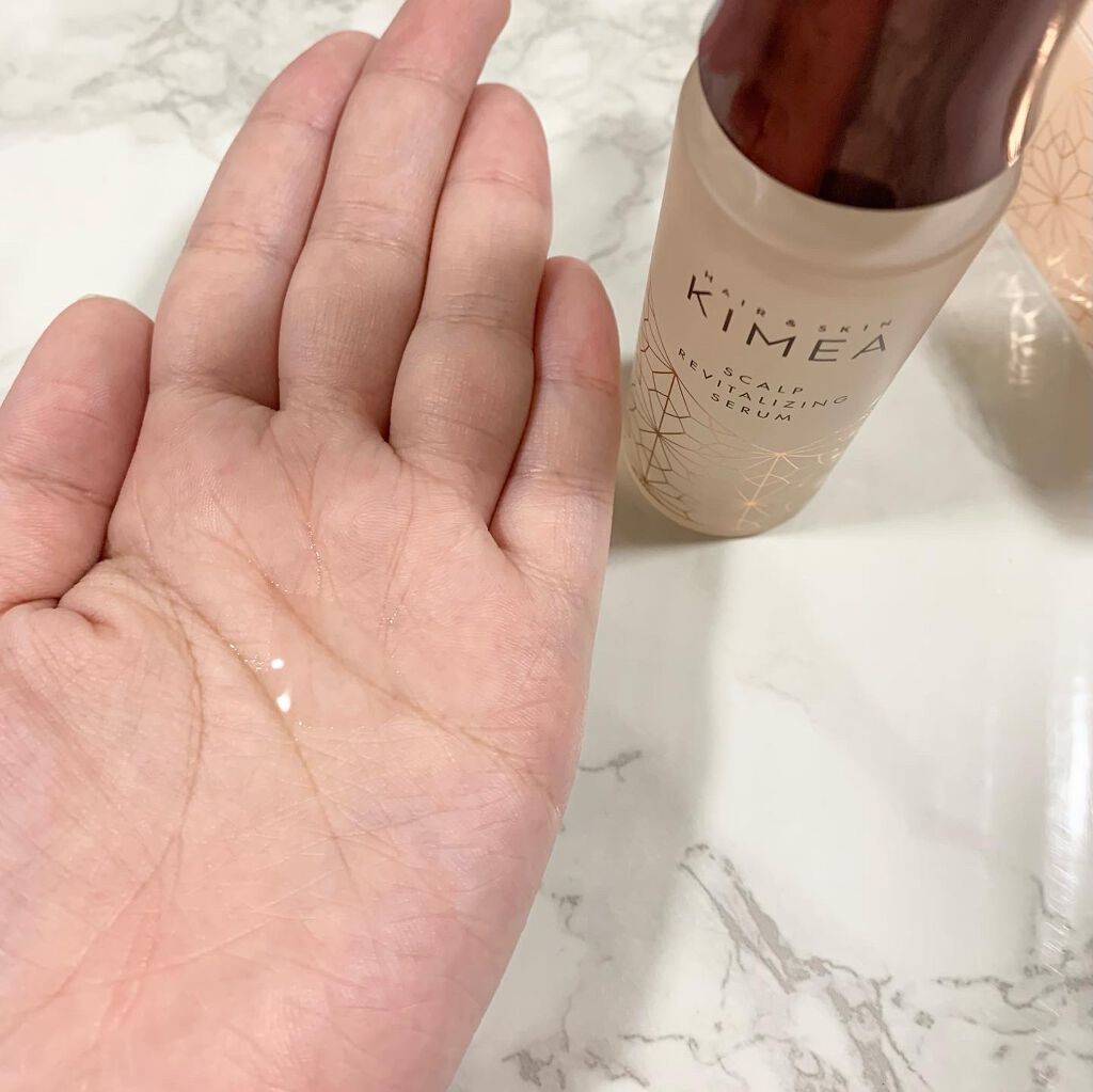 スカルプ リバイタライジングセラム/ヘア＆スキン キメア/頭皮ローションを使ったクチコミ（3枚目）