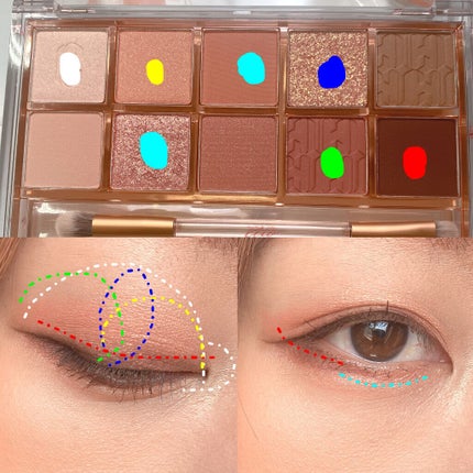 プロ アイ パレット/CLIO/アイシャドウパレットを使ったクチコミ(9枚目)