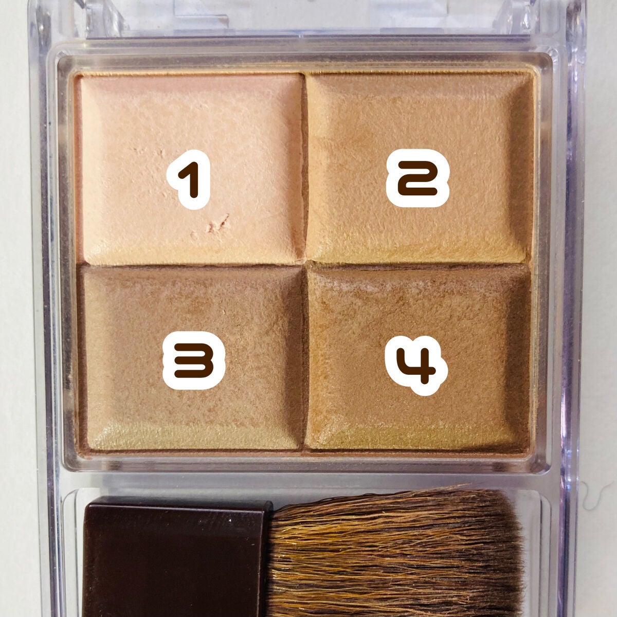 ミックスカラーチーク/CEZANNE/パウダーチークを使ったクチコミ(3枚目)