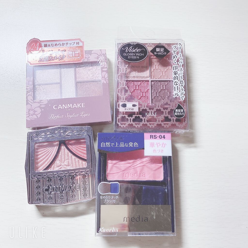 ジューシーピュアアイズ/キャンメイク/アイシャドウパレットを使ったクチコミ(2枚目)