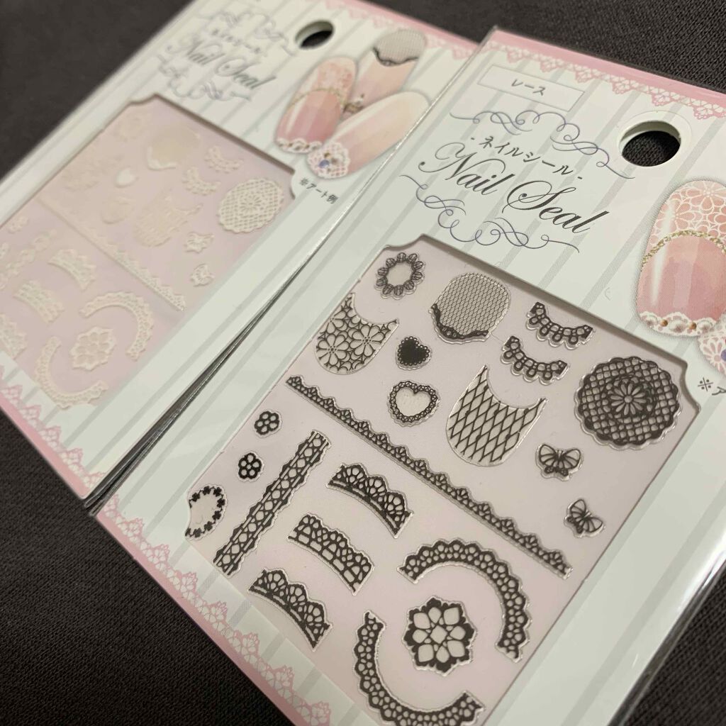 ネイルシール/セリア/ネイルシールを使ったクチコミ（2枚目）