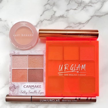 UR GLAM　BLOOMING EYE COLOR PALETTE/U R GLAM/パウダーアイシャドウを使ったクチコミ（2枚目）