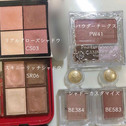 スキニーリッチシャドウ/excel/アイシャドウパレットを使ったクチコミ(3枚目)