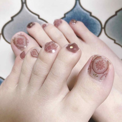 mc ジェルネイルシール/3COINS/ネイルシールを使ったクチコミ(2枚目)