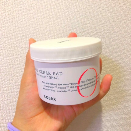 ワンステップオリジナルクリアパッド/COSRX/トナーパッドを使ったクチコミ(1枚目)