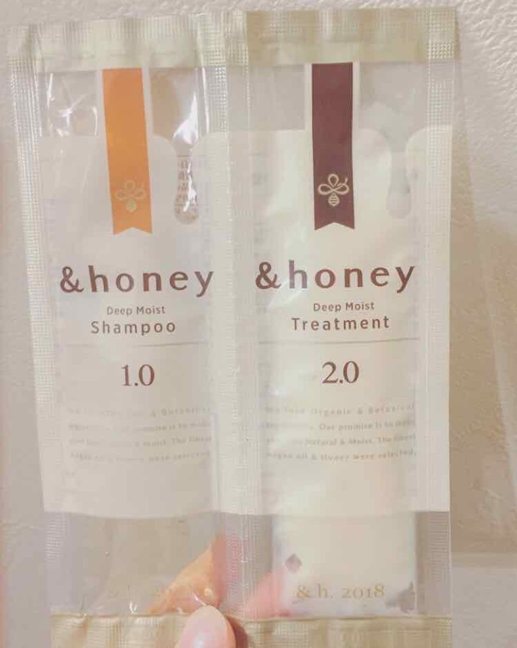 ディープモイスト シャンプー1.0/ヘアトリートメント2.0/&honey/市販シャンプーを使ったクチコミ(1枚目)