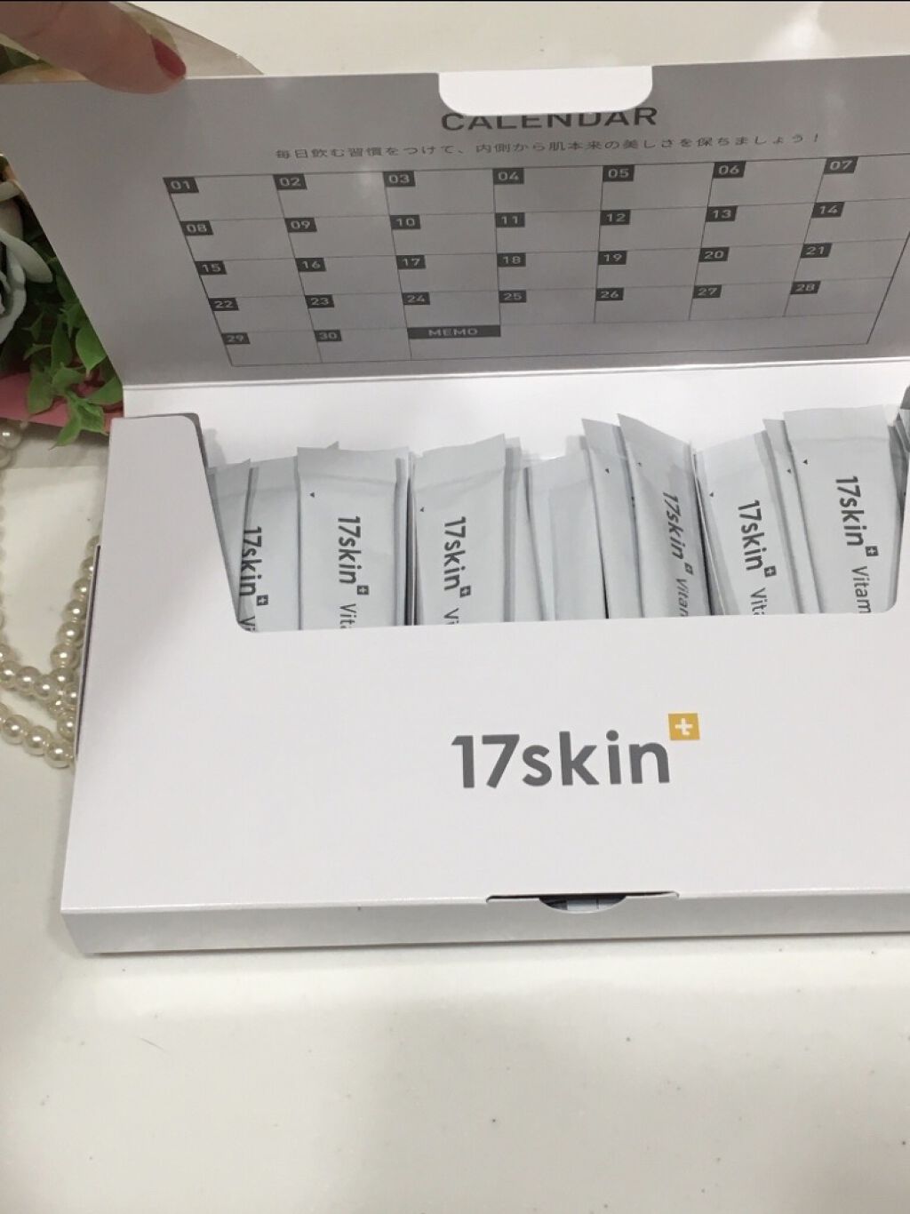高濃度ビタミンC/17skin/美容サプリメントを使ったクチコミ（2枚目）
