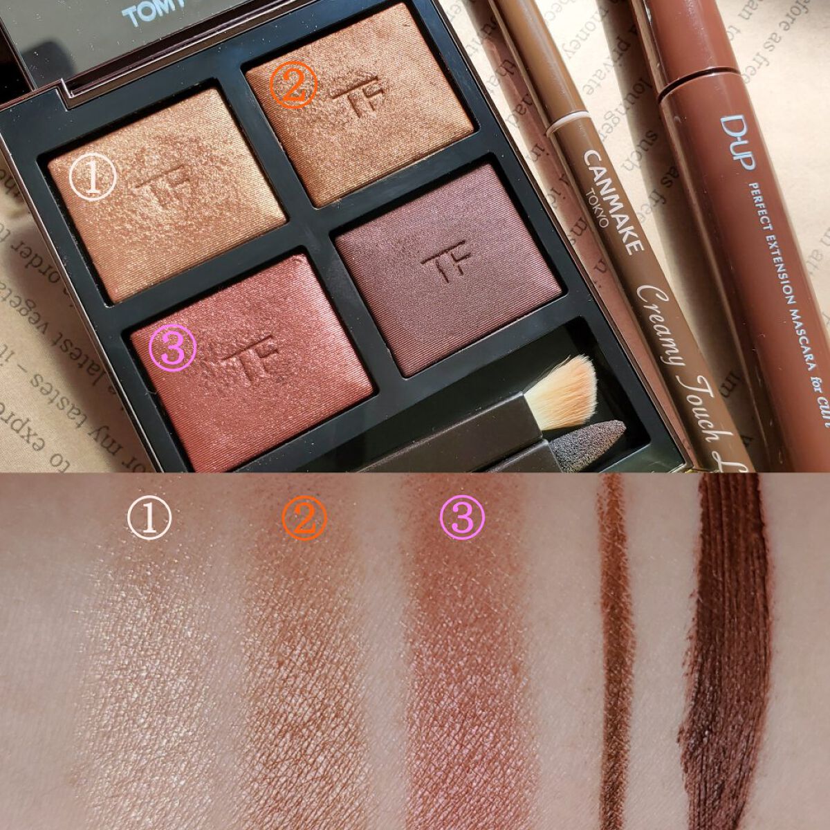 アイ カラー クォード/TOM FORD BEAUTY/アイシャドウパレットを使ったクチコミ（2枚目）